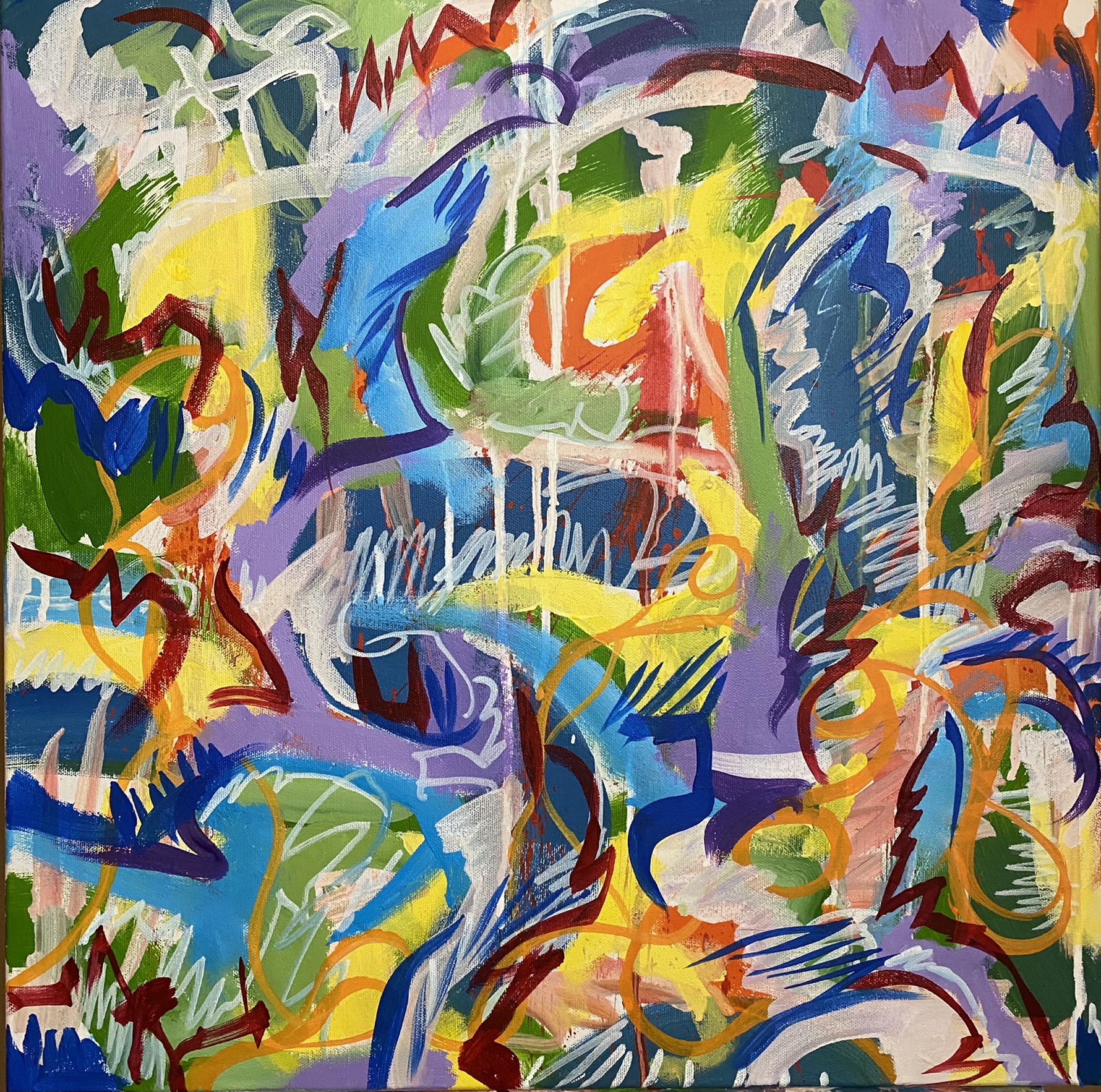 Thomas Abstracted Abstract painting 22-2 - Thomas David Carr